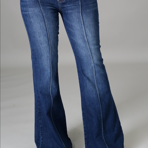 Denim Flares - Picture 2 of 4